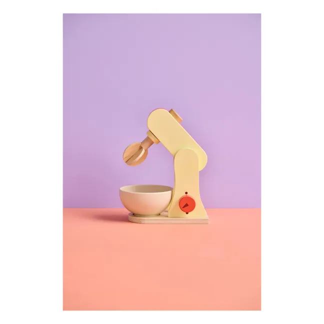 Robot batteur en bois