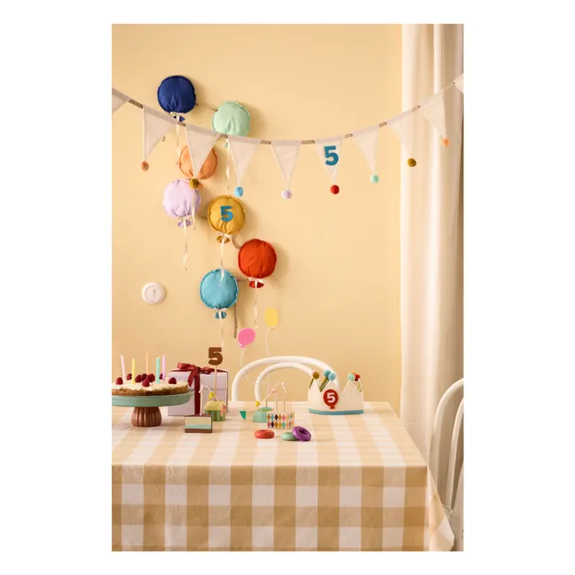 Birthday balloon garland