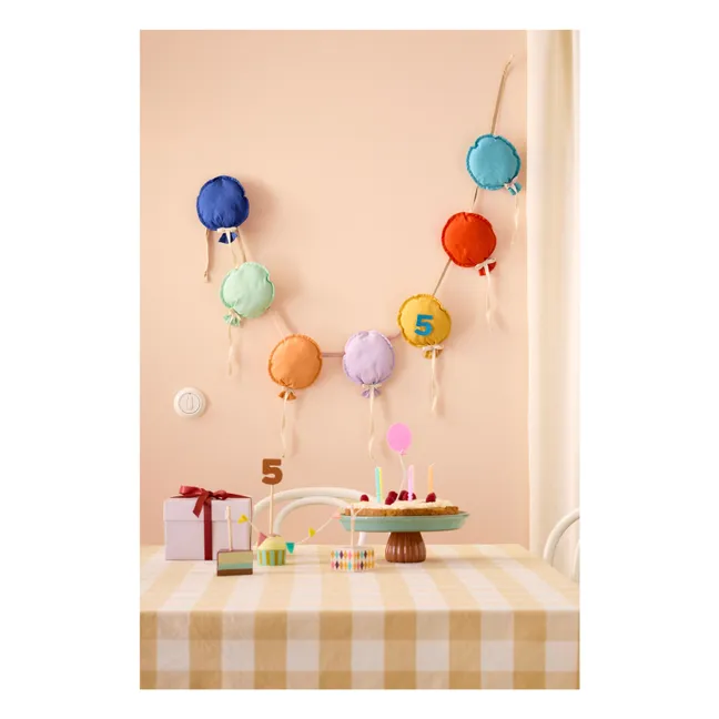 Birthday balloon garland