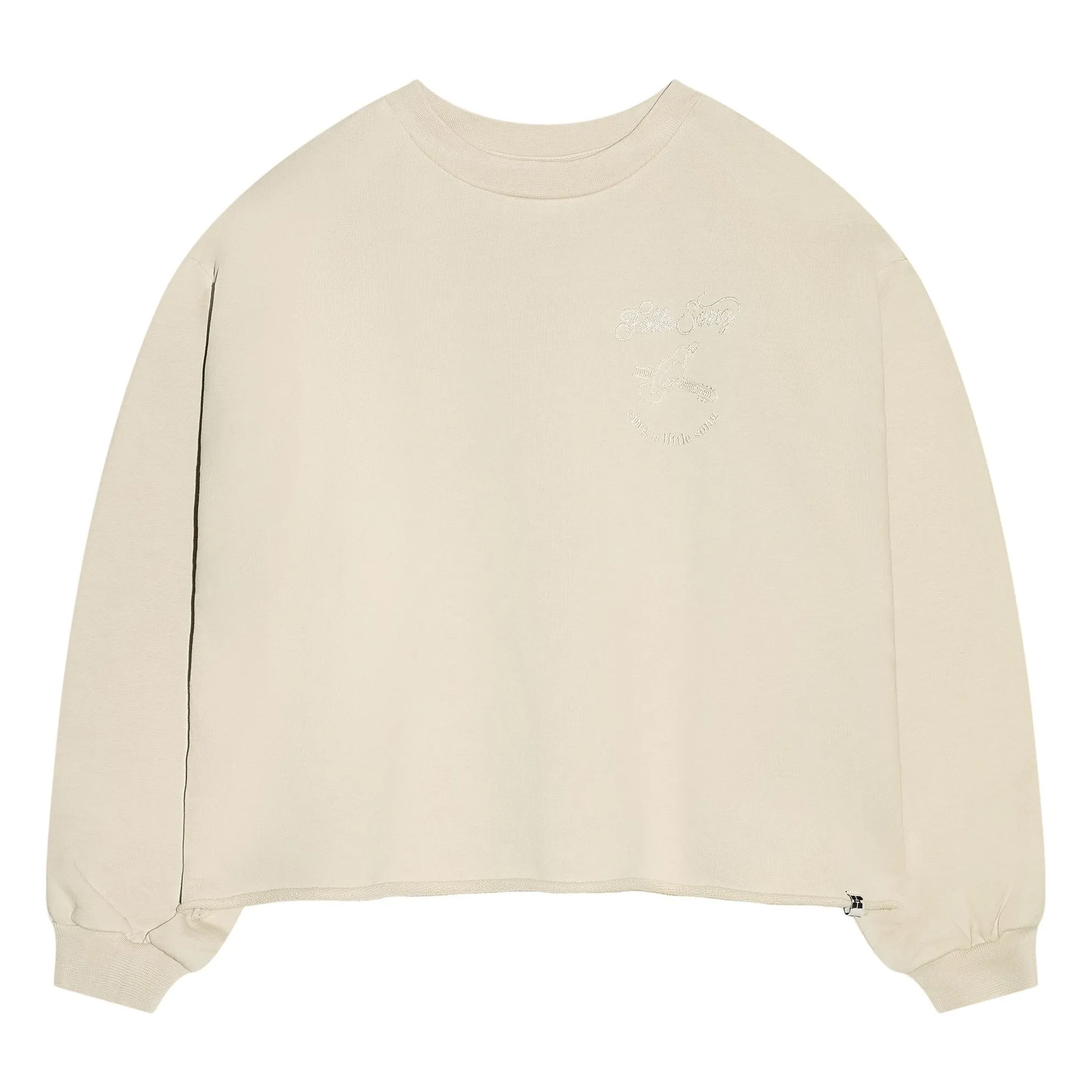 Hundred Pieces Beige Belmont Organic Cotton Sweatshirt