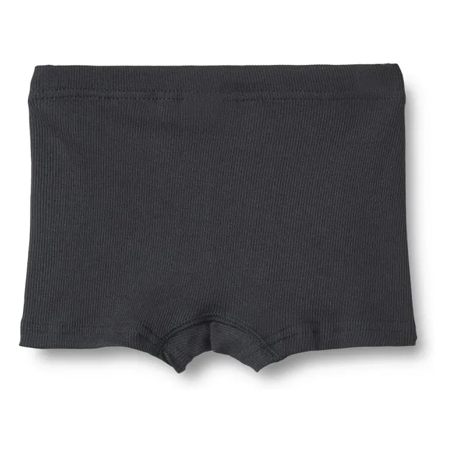 Lote de 2 calzoncillos Louis de algodón ecológico | Negro