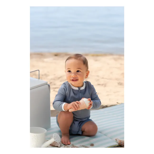 Mono texturizado con protección UV Fibras recicladas | Azul