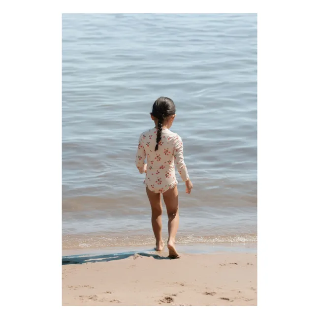 Bañador de manga larga Fresa Fibras recicladas | Rosa