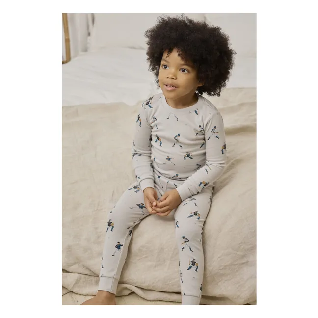 Pyjamas Baseball Organic Cotton | Grey