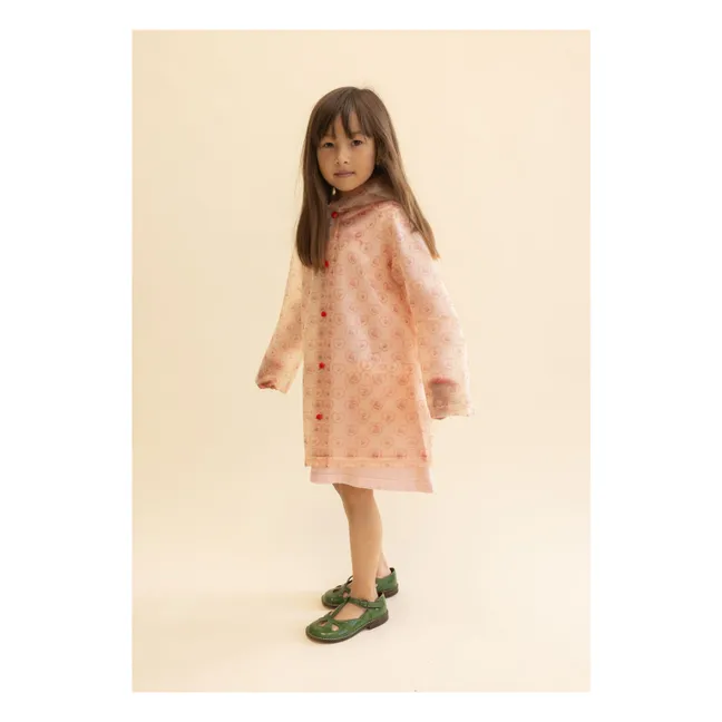 Raincoat Iris Hearts | Pale Pink