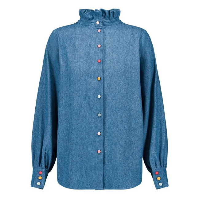 Camisa Josette Cotton | Azul