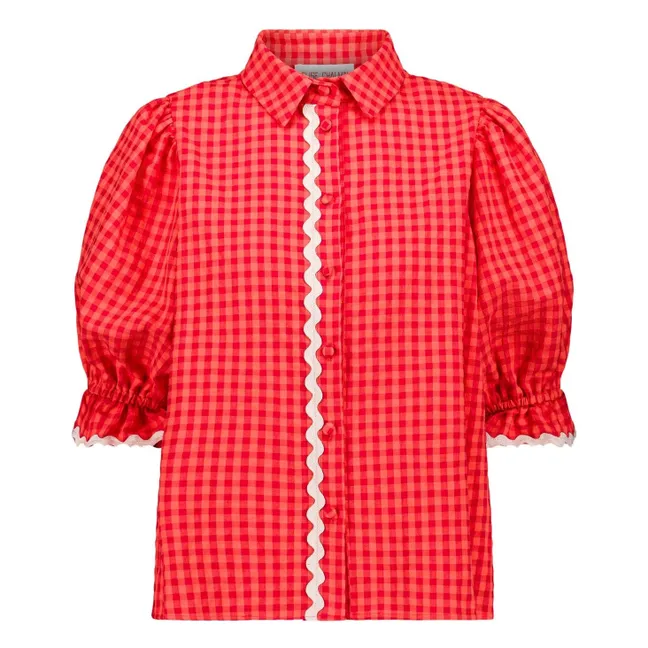 Chemise Jim Coton | Rouge