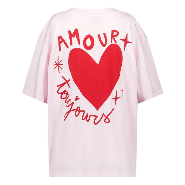 T-shirt Amour Toujours Coton | Rose