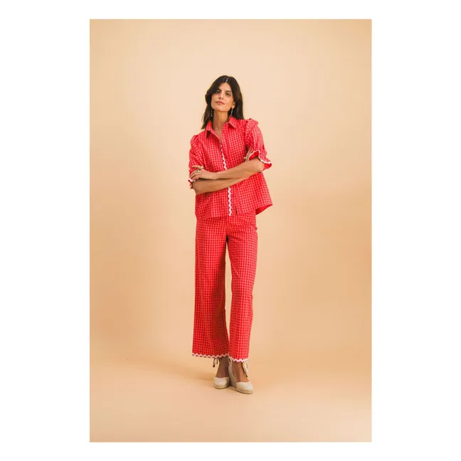Chemise Jim Coton | Rouge