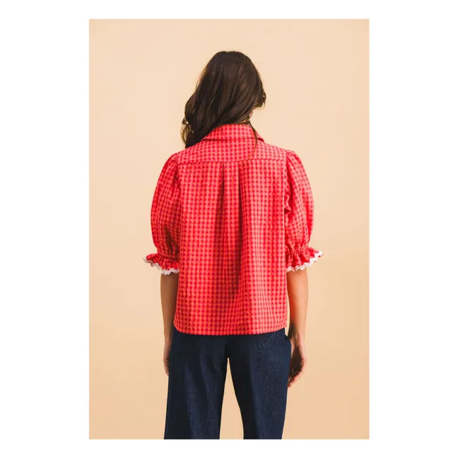 Chemise Jim Coton | Rouge