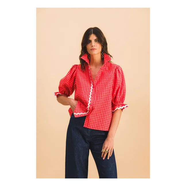 Chemise Jim Coton | Rouge