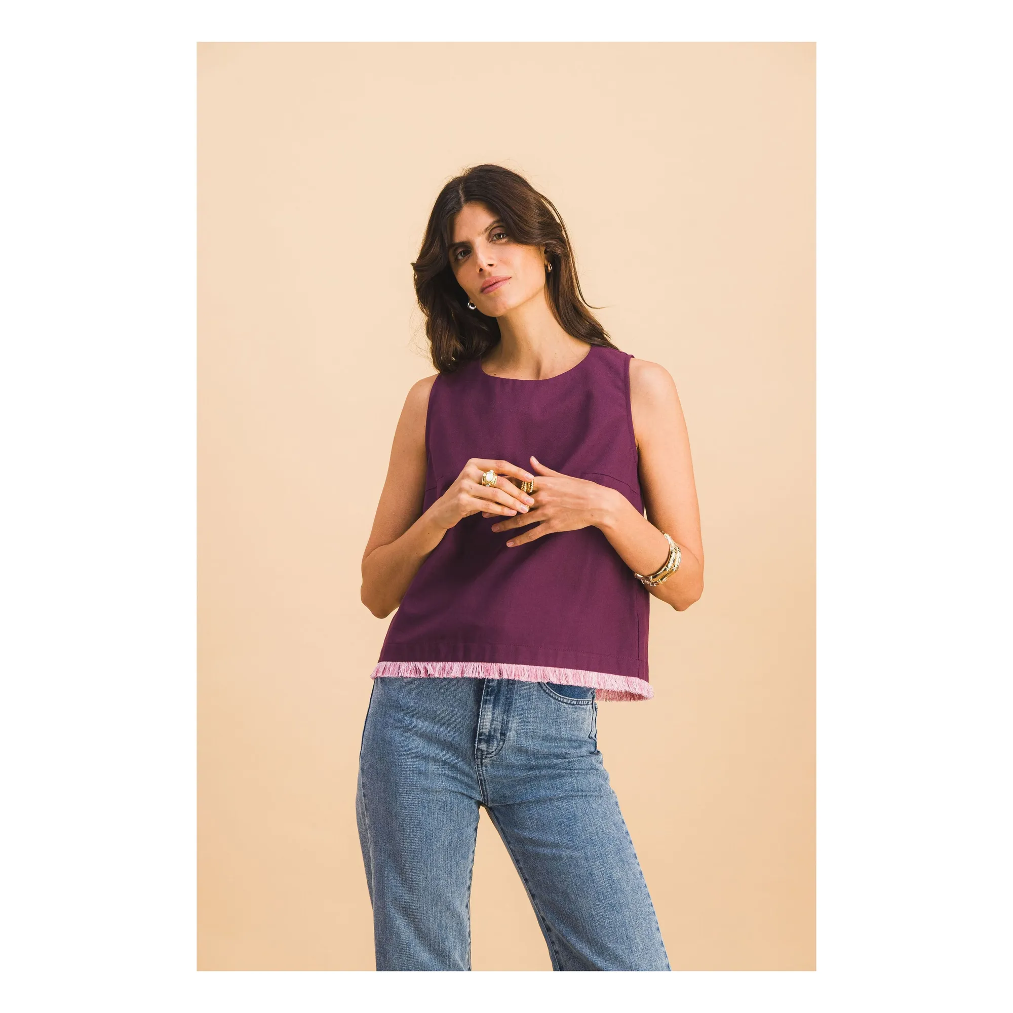 Top Jacques Coton | Magenta- Image produit n°1