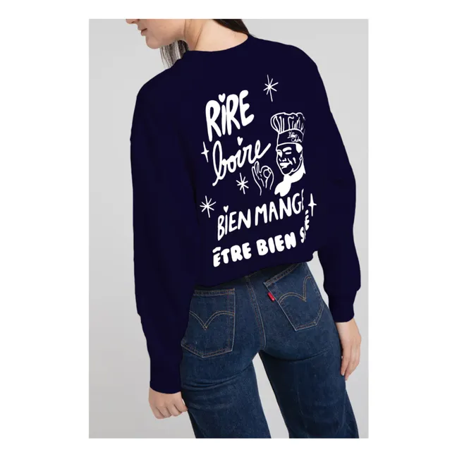 Sweat Luigi Coton | Bleu marine