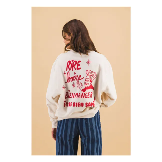 Sweat Luigi Coton | Ecru