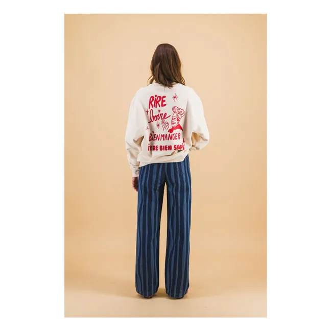Sweat Luigi Coton | Ecru