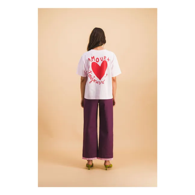 T-shirt Amour Toujours Coton | Rose