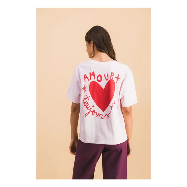 T-shirt Amour Toujours Coton | Rose