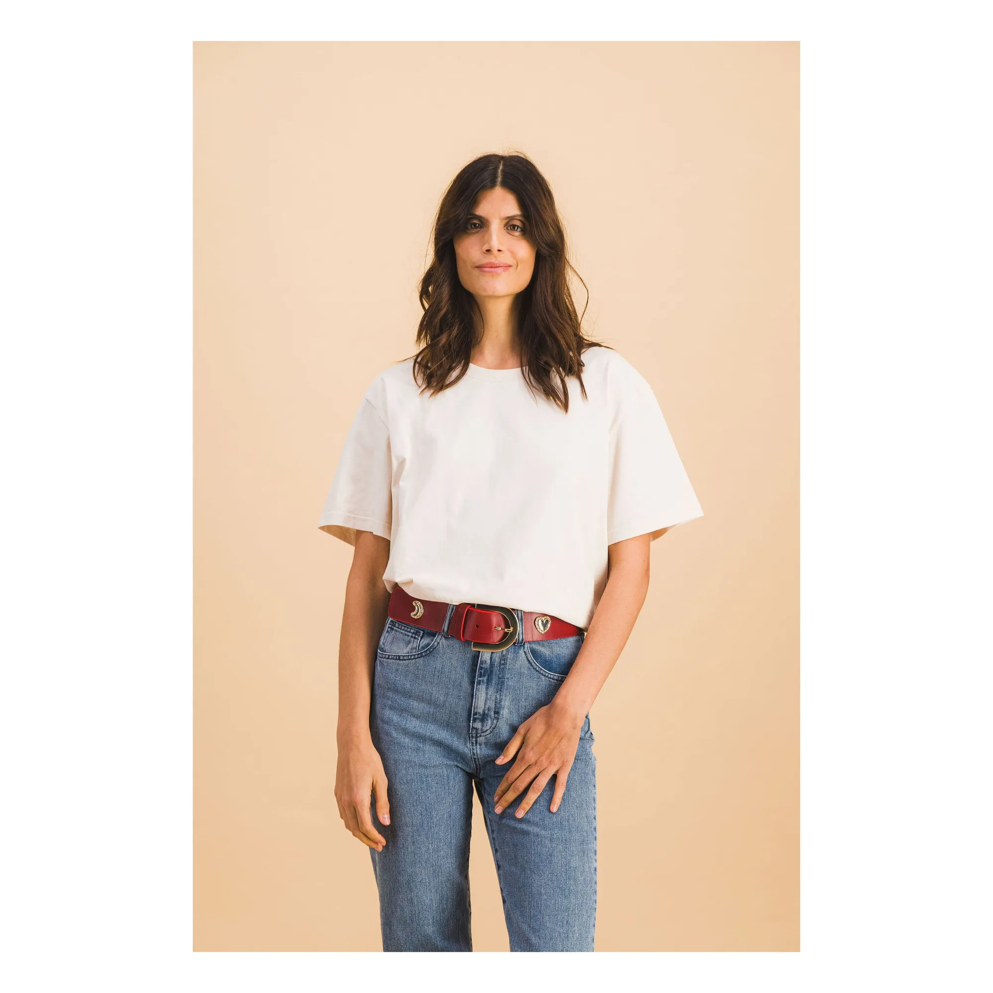 T-shirt Mario Coton | Blanc- Image produit n°1