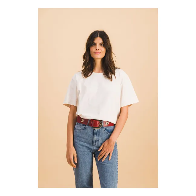 Camiseta Mario de algodón | Blanco