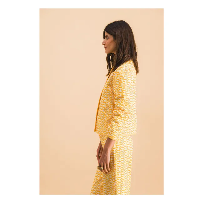 Diane Cotton Jacket | Yellow