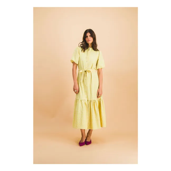 Robe Clémence Coton | Vert