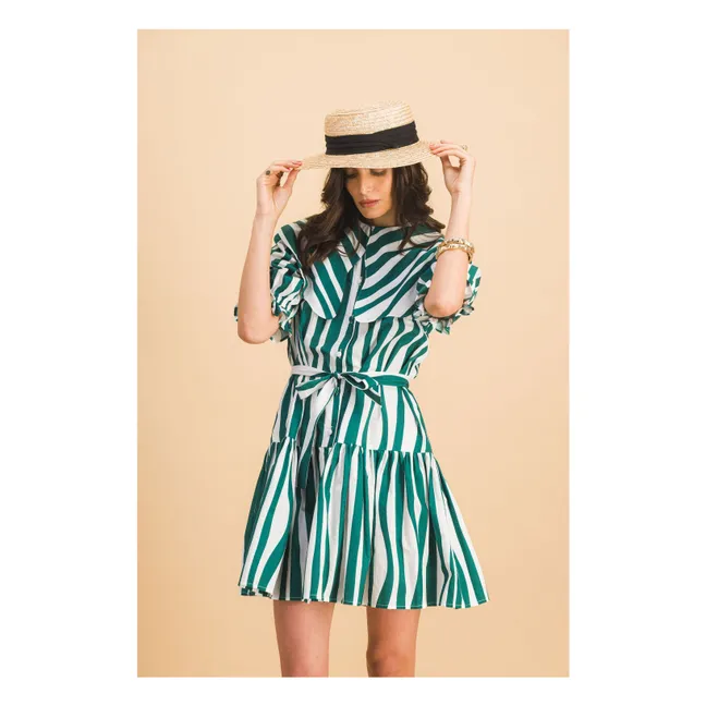 Robe Chloebe Coton | Vert