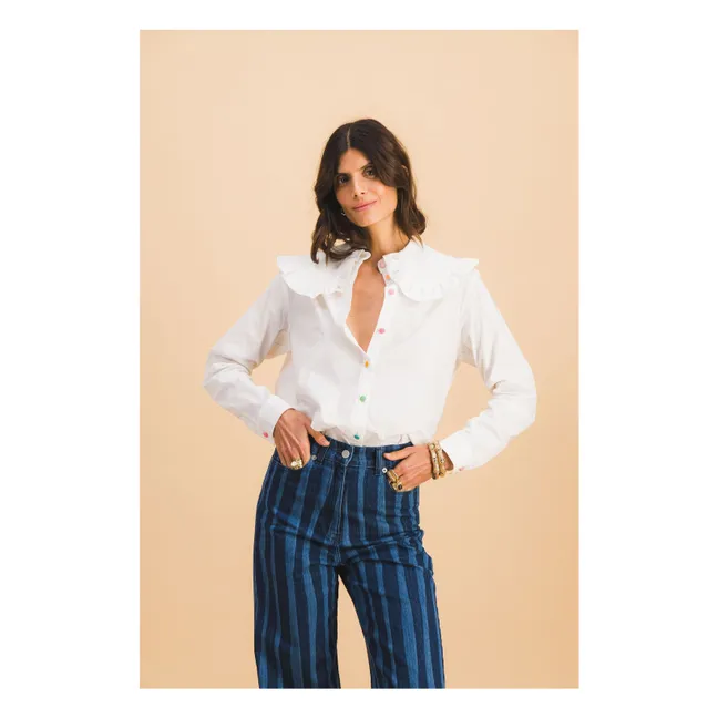 Camisa Juliette de algodón | Blanco