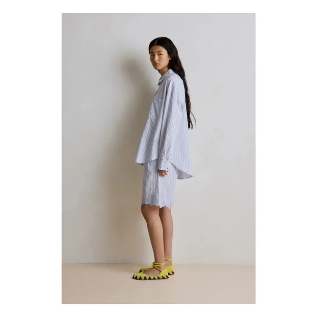 Chemise Rayures Kelya Coton | Bleu