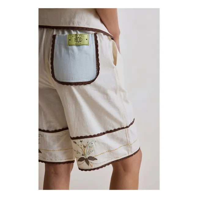 Bermuda Barny Coton | Crème