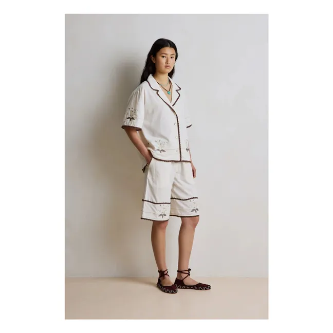 Bermuda Barny Coton | Crème