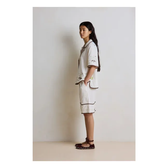 Bermuda Barny Coton | Crème