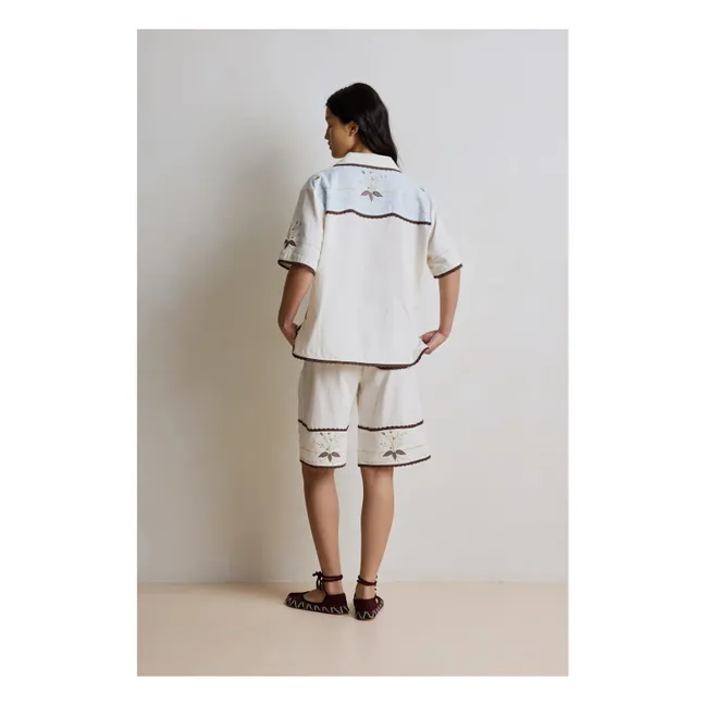 Bermuda Barny Coton | Crème