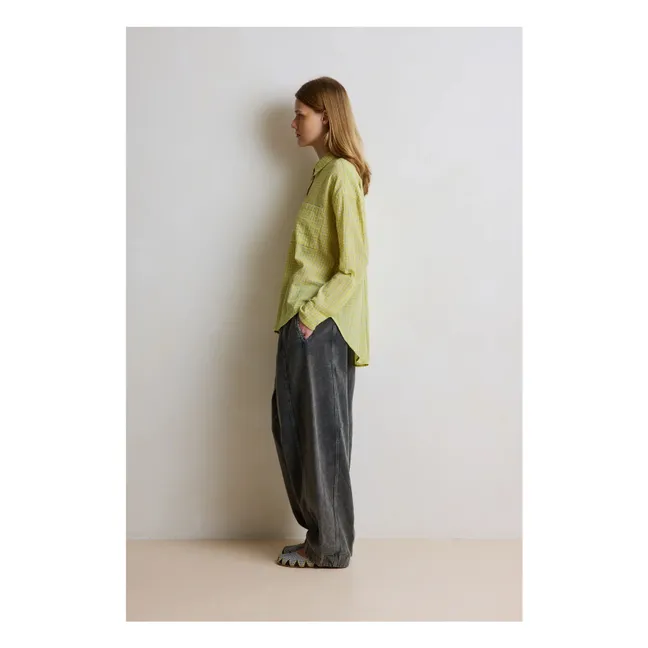 Barnabé Cotton Carrot Pants | Black