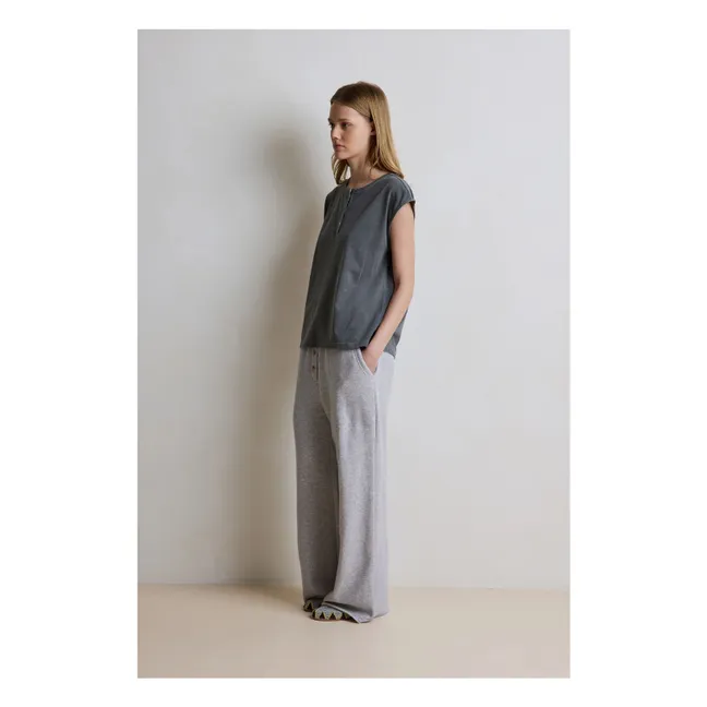 Juliena Cotton tank top | Carbon