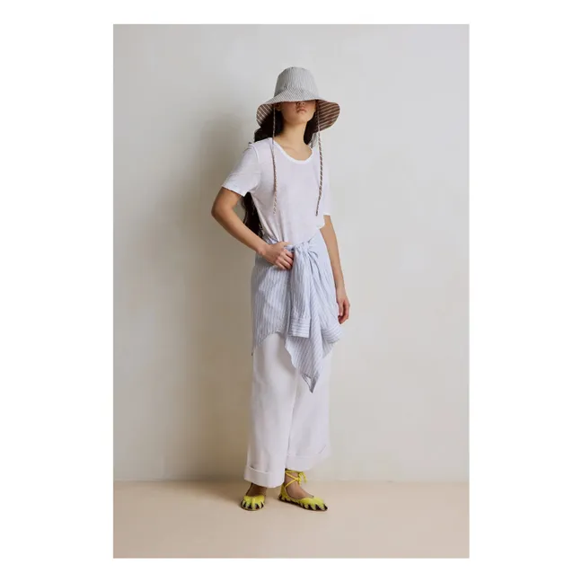 Camiseta Miami Linen | Blanco