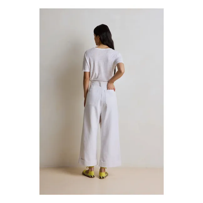 Miami Linen T-shirt | White
