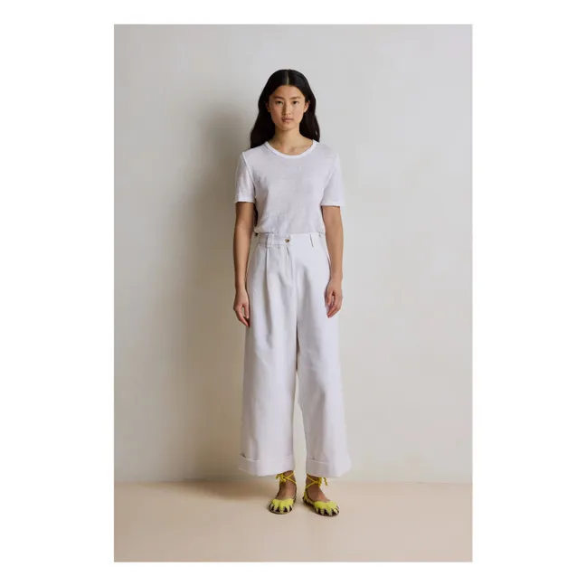 Miami Linen T-shirt | White