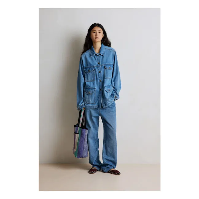 Jean Lolita Coton Bio | Bleu