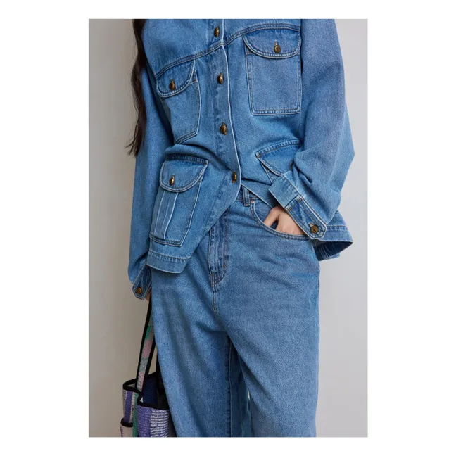 Jean Lolita Coton Bio | Bleu