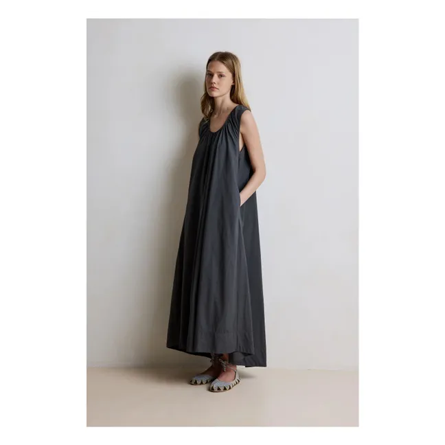 Robe Emmanuelle Coton | Charbon