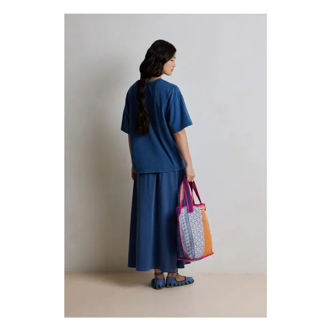 T-Shirt Amber Baumwolle | Navy