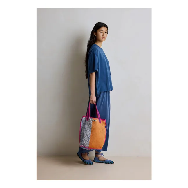 Ambre Cotton T-shirt | Navy blue
