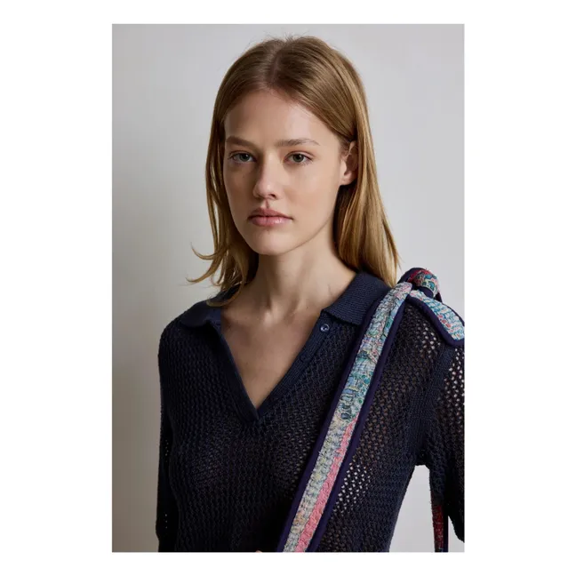 Polo Samantha | Bleu marine