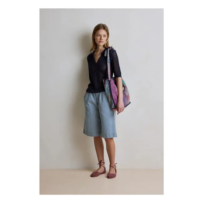 Polo Samantha | Bleu marine