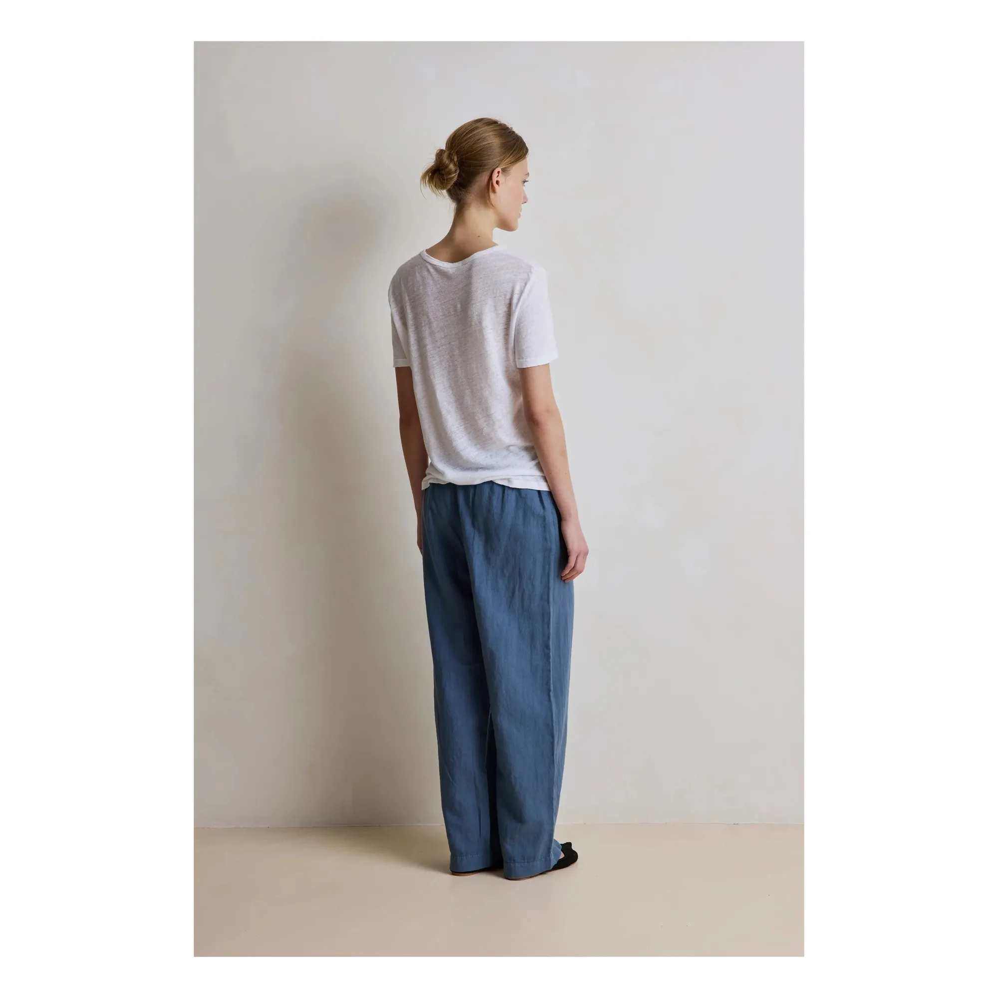 Pantalon Bastian Lin | Indigo- Image produit n°2