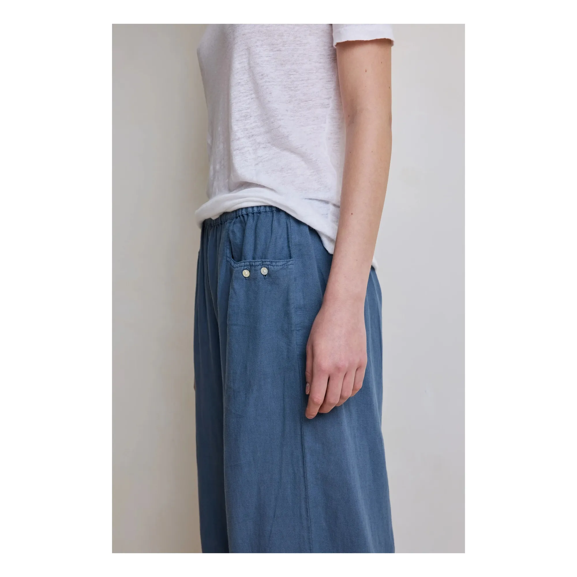 Pantalon Bastian Lin | Indigo- Image produit n°3