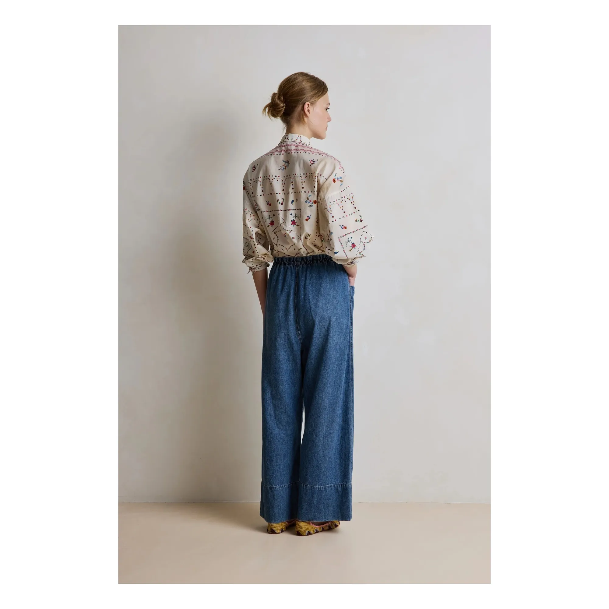 Pantalon Babakar Coton | Bleu marine- Image produit n°2