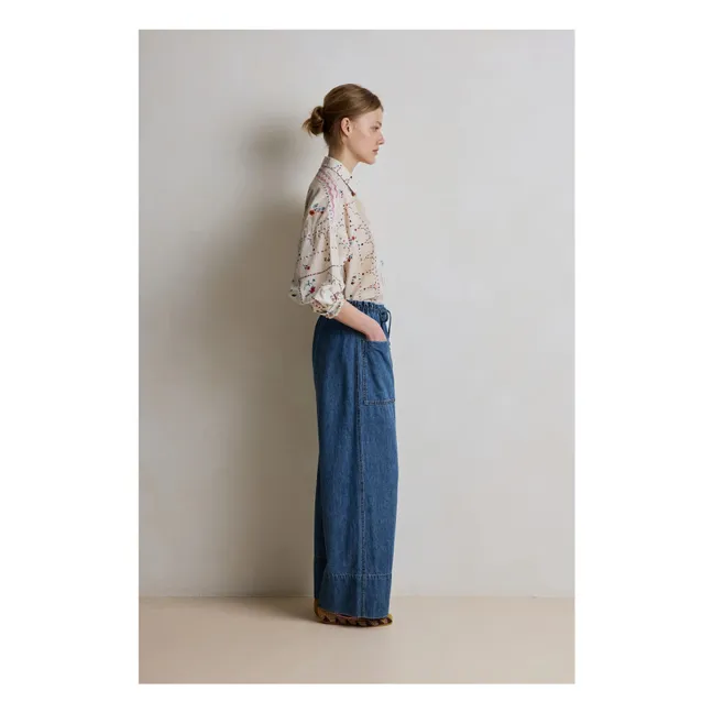 Pantalon Babakar Coton | Bleu marine