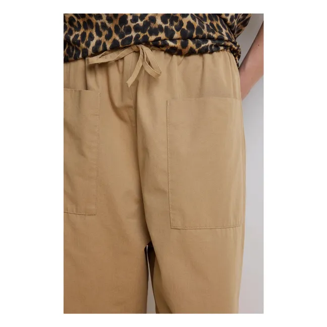 Babakar-Hose Baumwolle | Haselnussbraun