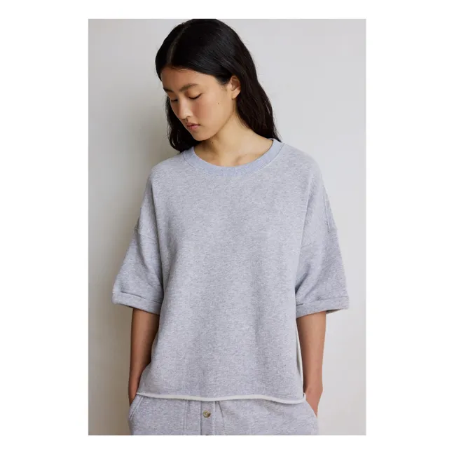 Sudadera de algodón Solange | Gris